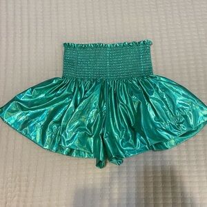 Green Queen of Sparkles “Queen Swing” shorts